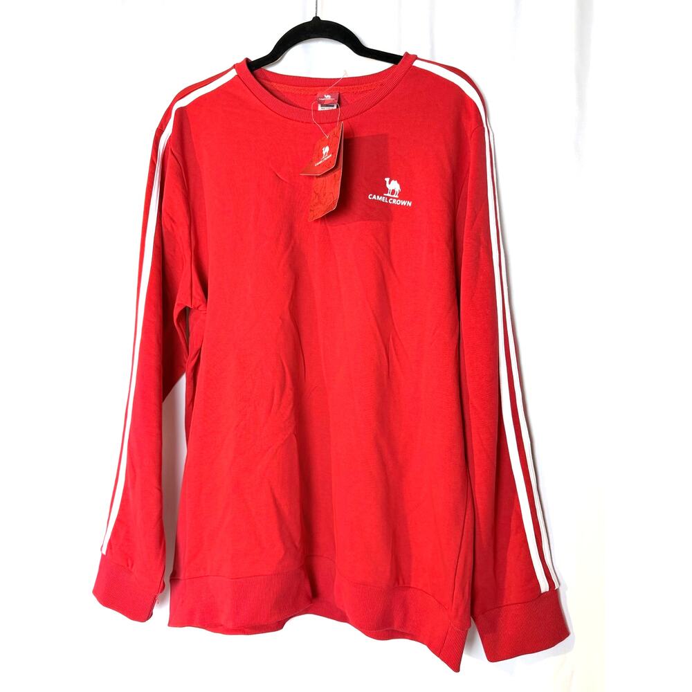 NWT Camel Crown Men's Red Performance Polo Shirt - Size XL - Quick Dry